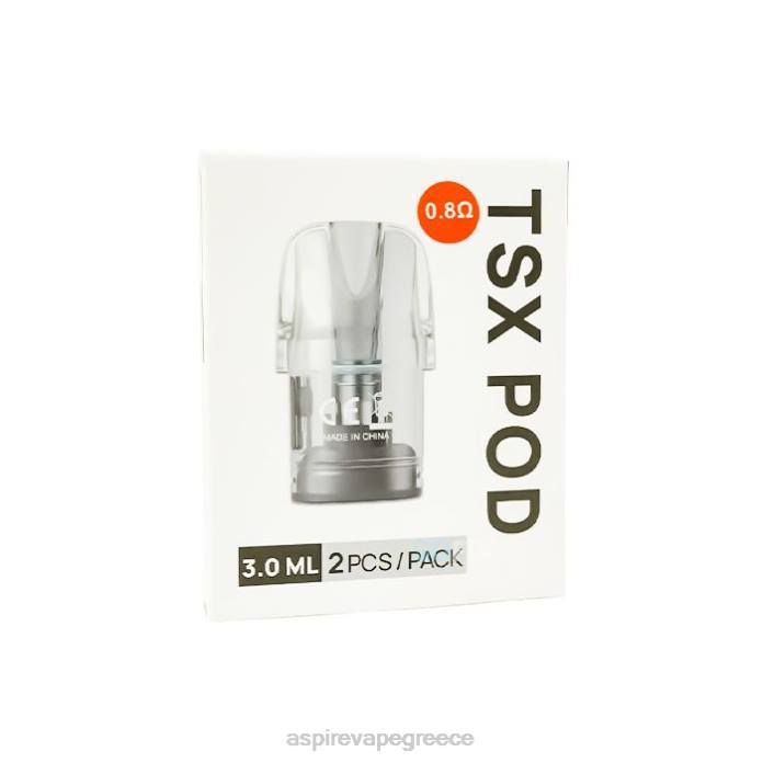 Aspire Tsx Pod 0,8 ohm (3,0 ml)/2 τεμ ανά συσκευασία (συμβατό με cyber s και cyber x) L8XX233 - Aspire vape amazon