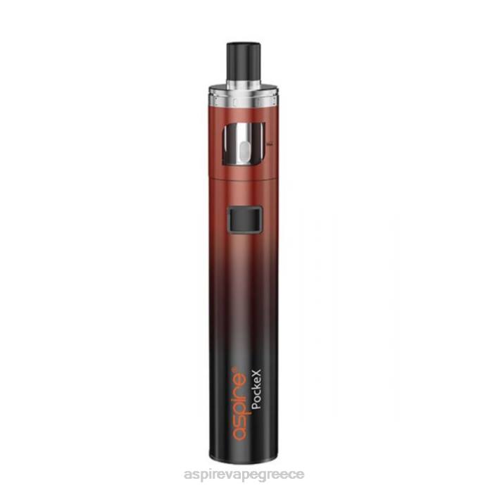 Aspire Pockex κιτ επετειακής έκδοσης L8XX120 - Aspire vape pen κόκκινη κλίση