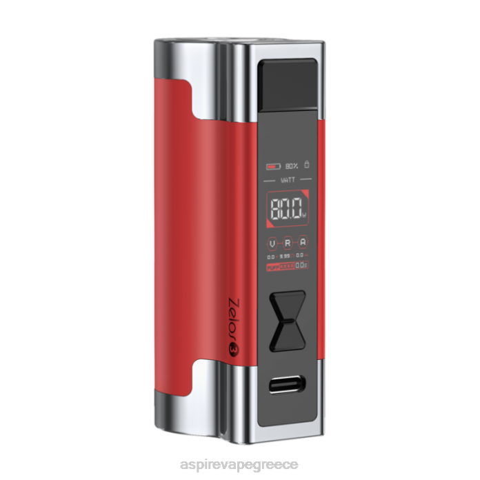 Aspire Zelos 3 mod L8XX196 - Aspire vape review το κόκκινο